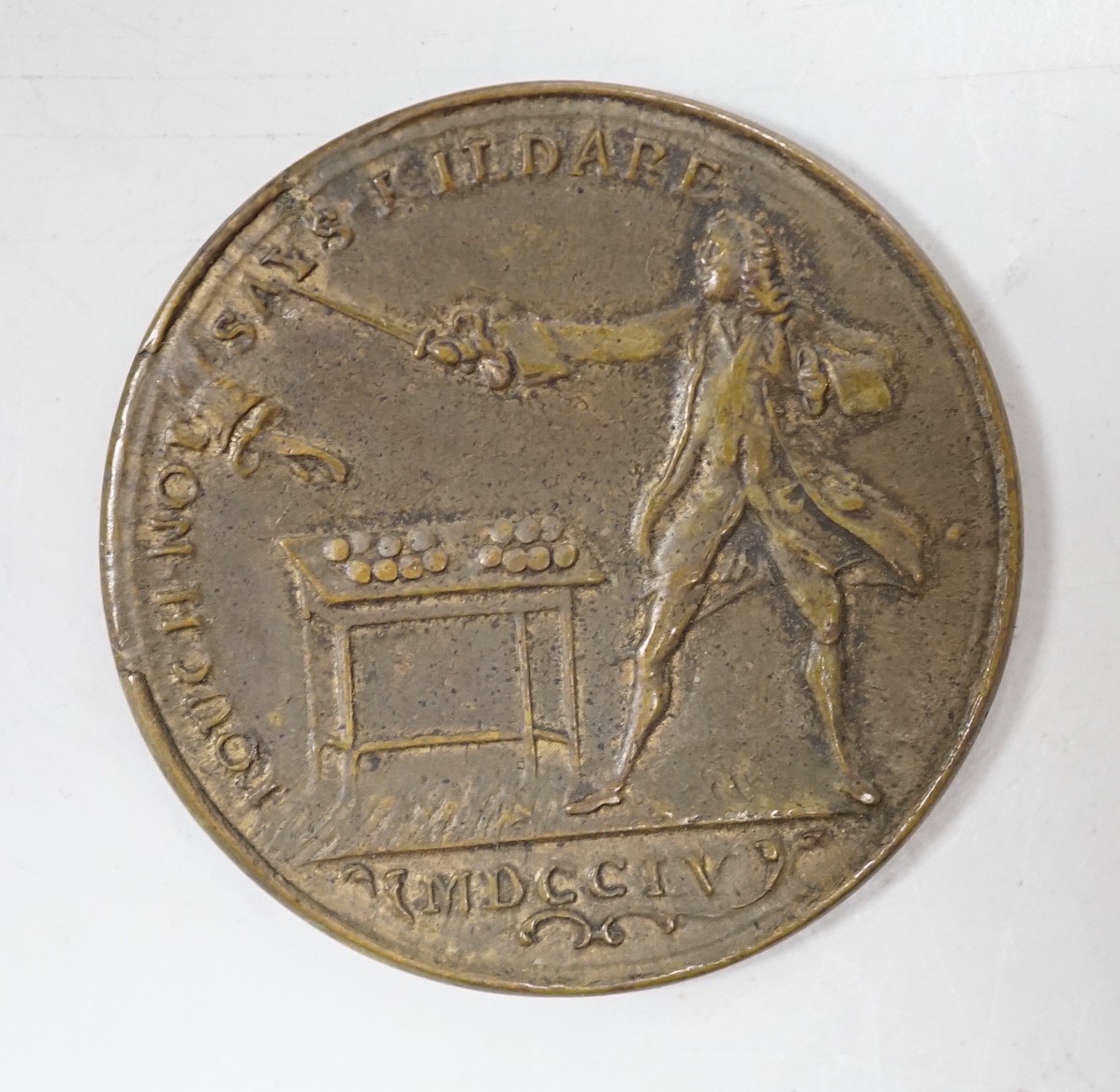 18th century Ireland commemorative medal –